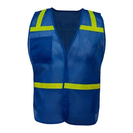 GSS Safety Non Ansi Enhanced Safety Vest-Blue